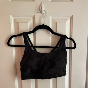 Lululemon Energy Sports Bra Size 8 Camo Print